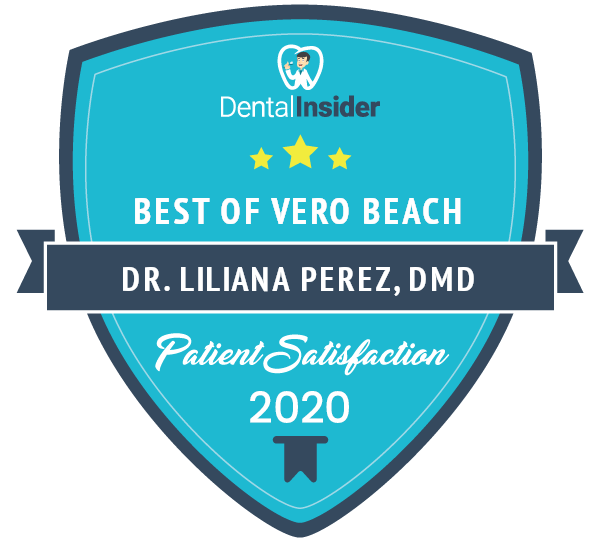 Dental Insider Mejor de Vero Beach Satisfacción del Paciente 2020 - Pelican Dental Care
